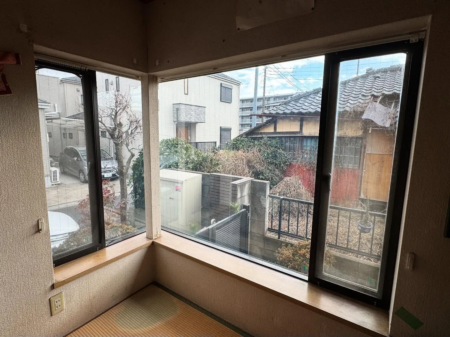 さいたま市の一戸建てへCPマーク防犯フィルム 3M SH15CLAR-Aを施工