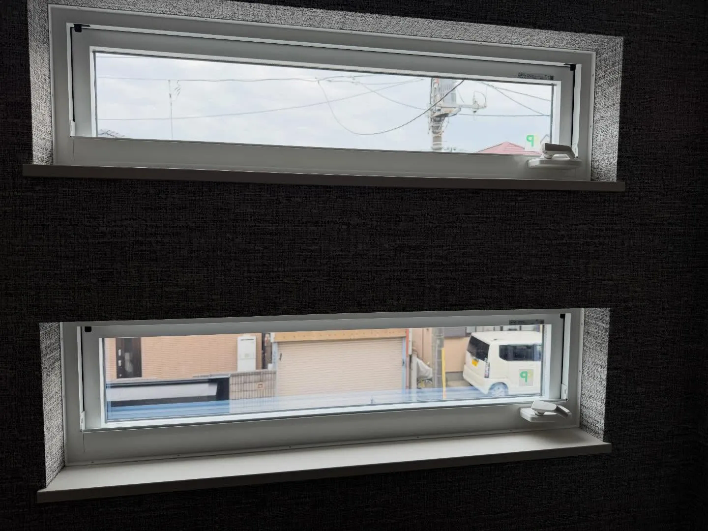 所沢市の一戸建てへCPマーク防犯フィルム リケンテクノス SS1490Cを施工